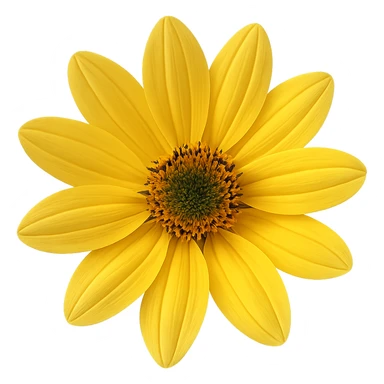yellow flower sticker