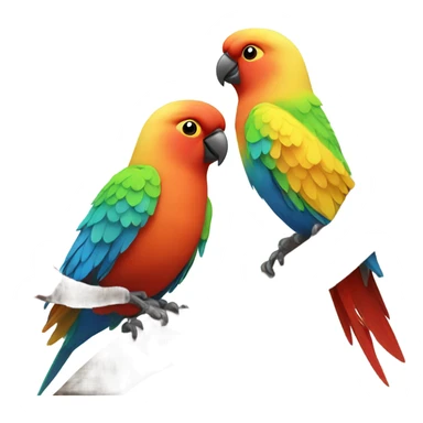 Love birds sticker