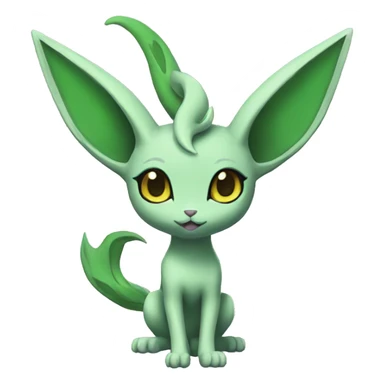 Espeon-Leafeon full body sticker