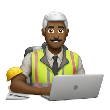 Alguien trabajando en un resta sticker