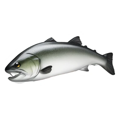 salmon with rice and vegetables  sticker