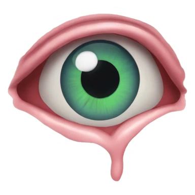 Heart eye sad sticker