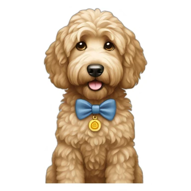 corporate goldendoodle sticker