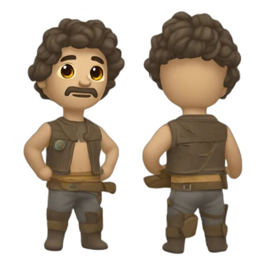 Guerrero de la galaxia sticker