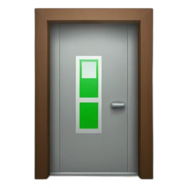 Emergency exit door sticker