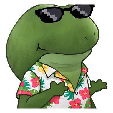 going to the beach sticker