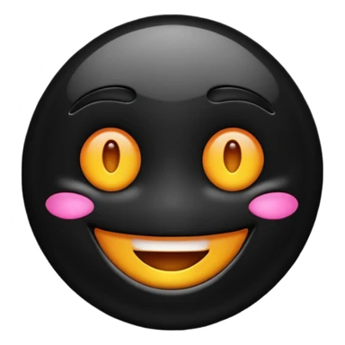 Dark smile emoji  sticker