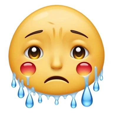 make an emoji that is crying SO much sticker