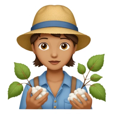 Cotton picker sticker