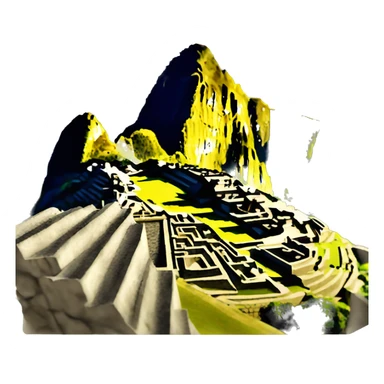 Machu Picchu Monument  sticker