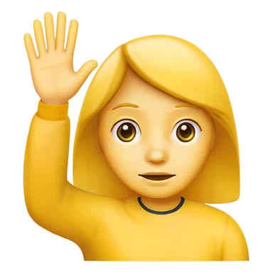 sad emoji waving bye  sticker