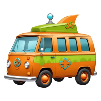 Scooby doo mystery machine sticker