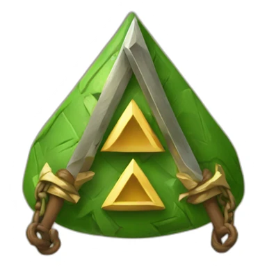 Link with triforce sticker