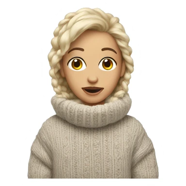 oversized jumper  sticker