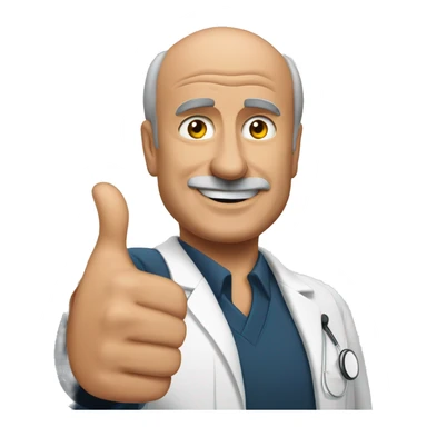 dr.phil doing a thumbs up sticker