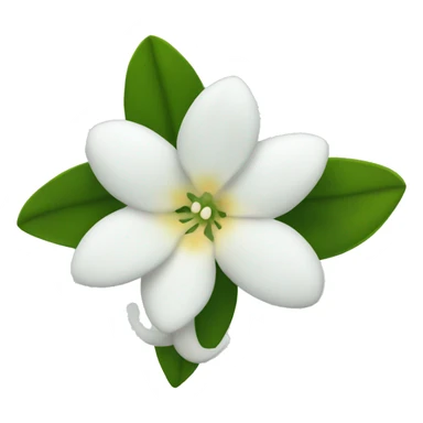 Night Jasmine flower sticker
