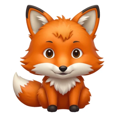little fox sticker