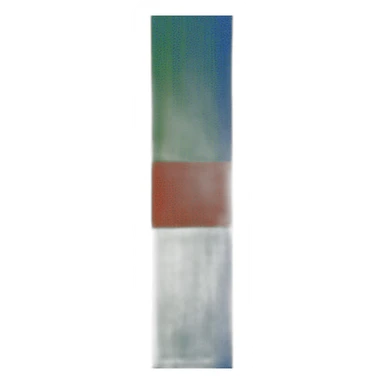 Tricolor bands rectangle( blue, green, yellow and a red tifinagh symbol in the center sticker