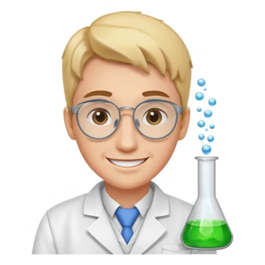 un chimist vesel sticker