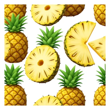 Pineapple slice sticker