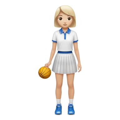 tennis girl outfit no girl only outfit sticker