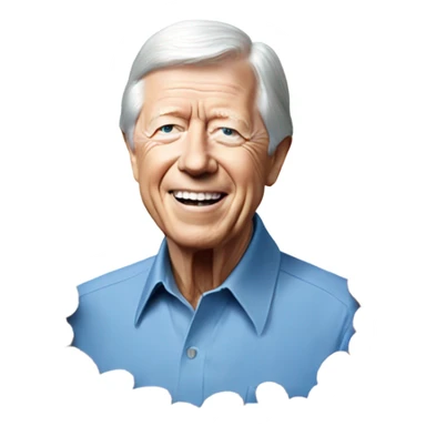 Jimmy carter in a pill of peanuts  sticker