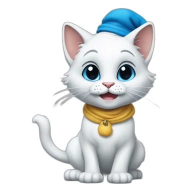 smurf cat qui mmarche sticker
