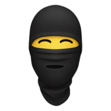 Balaclava mask sticker