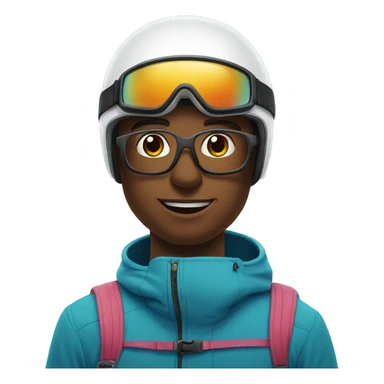 A genius who snowboards sticker