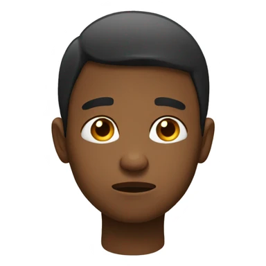 Boy who is disappointed  sticker