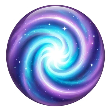 Nebula Gemstone Crystal Orb sticker