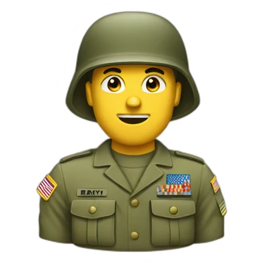 Army saying my guy sticker