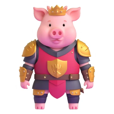 pig warrior sticker