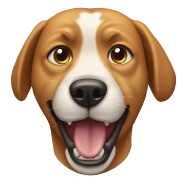 dog with pending jaws sticker