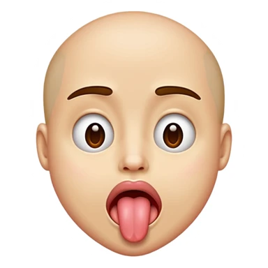 Sticking our tounge  sticker