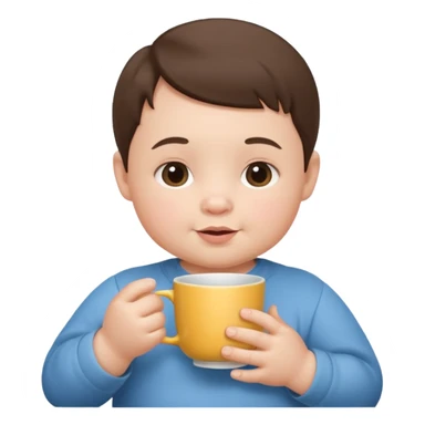 Babie Holding Cups sticker