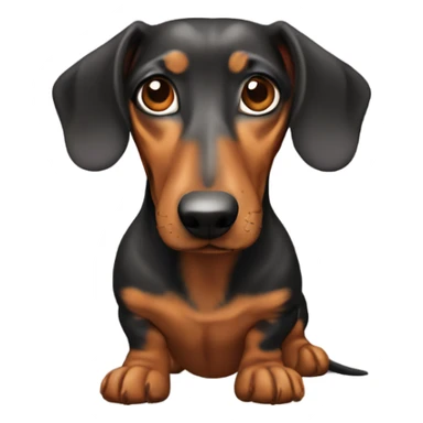 Dachshund Dapple  sticker