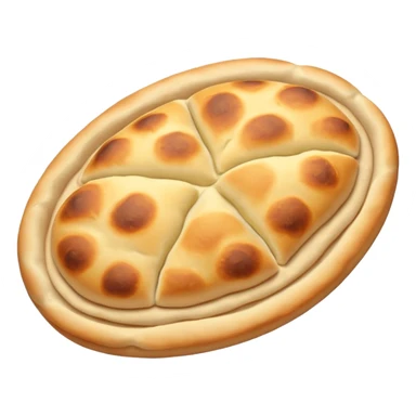 a naan bread with butter sticker