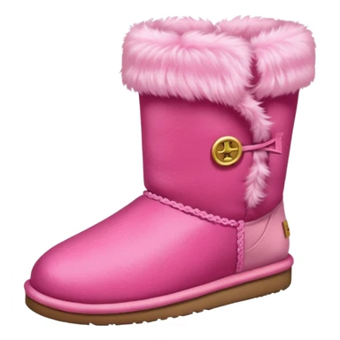 pink ugs simple sticker