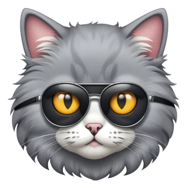 cat with an eye patch sticker