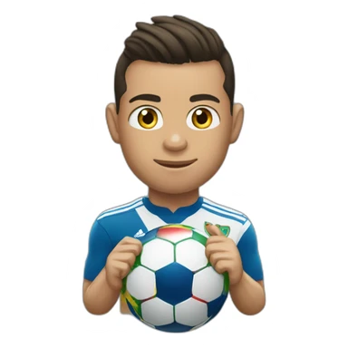 Cr7 with world cup sticker