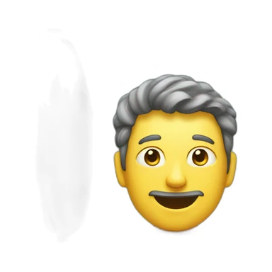 Un homme au toilette sticker