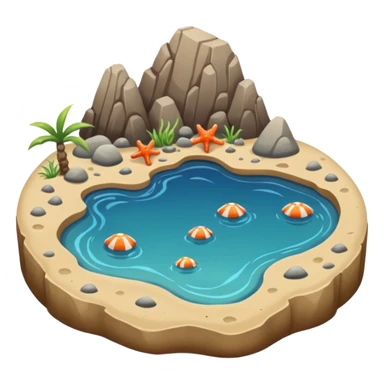 Tide pool sticker