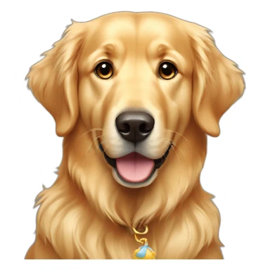 Golden Retriever Birthday sticker
