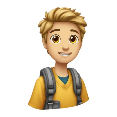 Adolescente fazendo coração com a mão sticker