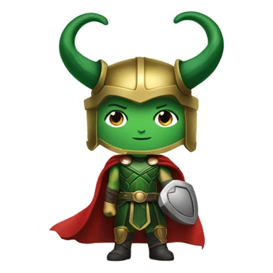 Loki and Thor sticker