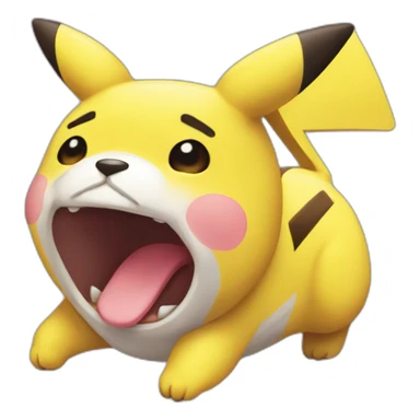 Pickachu_qui_dort sticker
