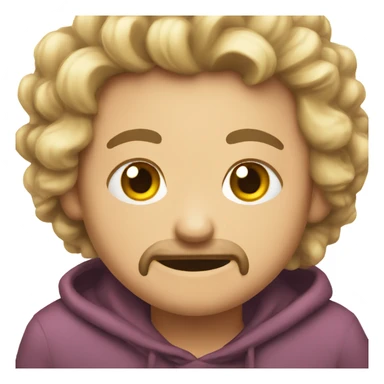 Nasty blushing emoji sticker