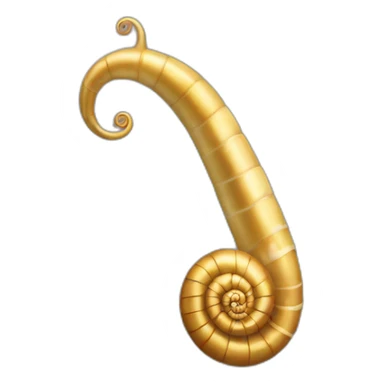 Goldene Schnecke sticker