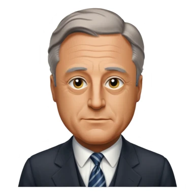 franklin rusvelt 3/4 portrait sticker